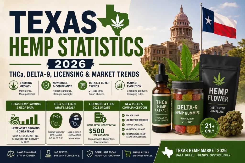 Texas hemp statistics 2026